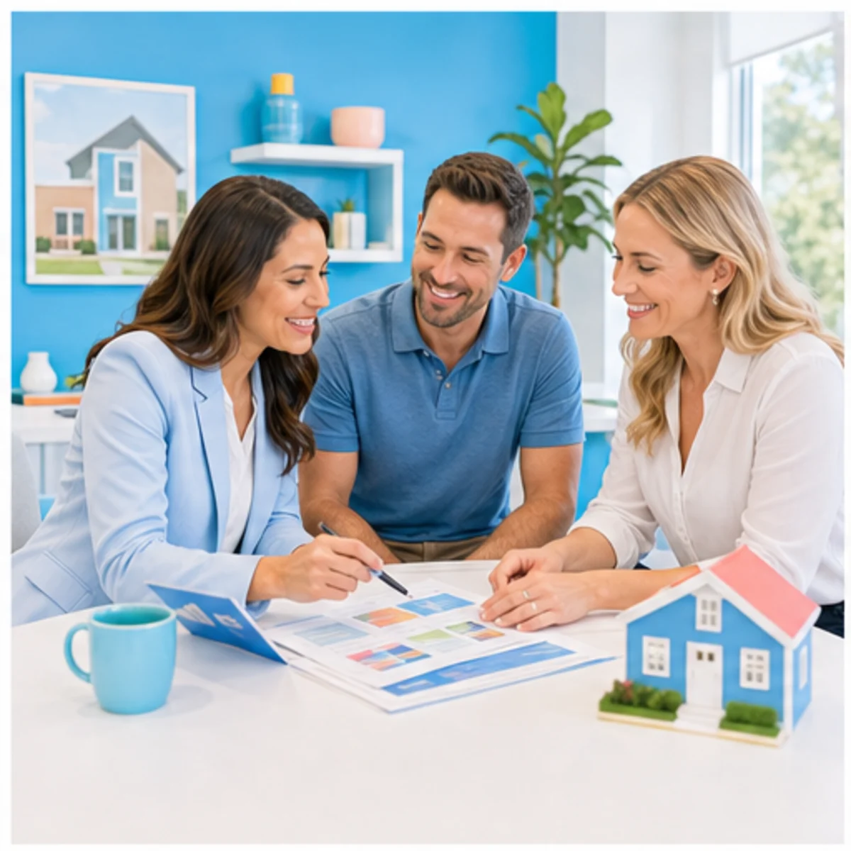 Smackdab CRM hero image for mortgage brokers showing hero consultation
