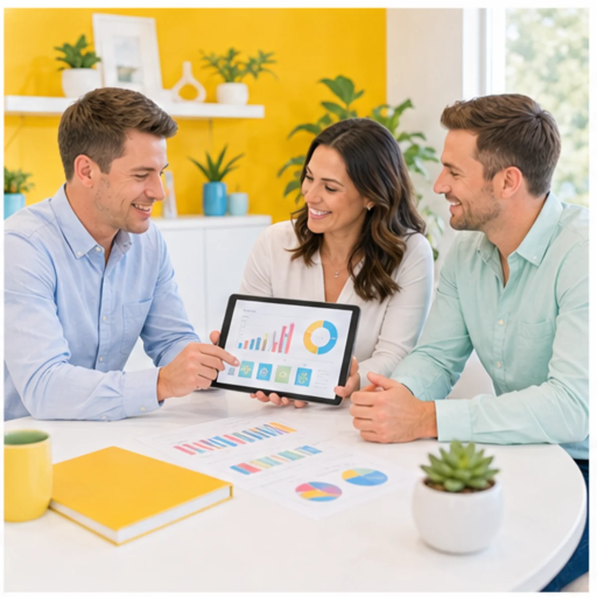 Smackdab CRM visual for mortgage brokers showing consultation options