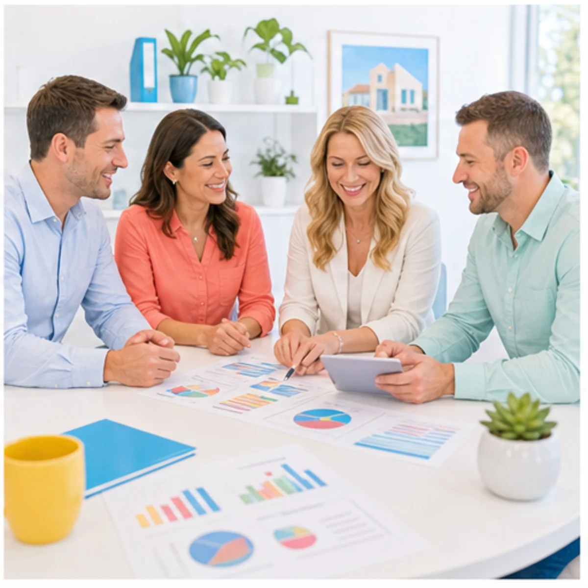 Smackdab CRM visual for mortgage brokers showing relationship reporting