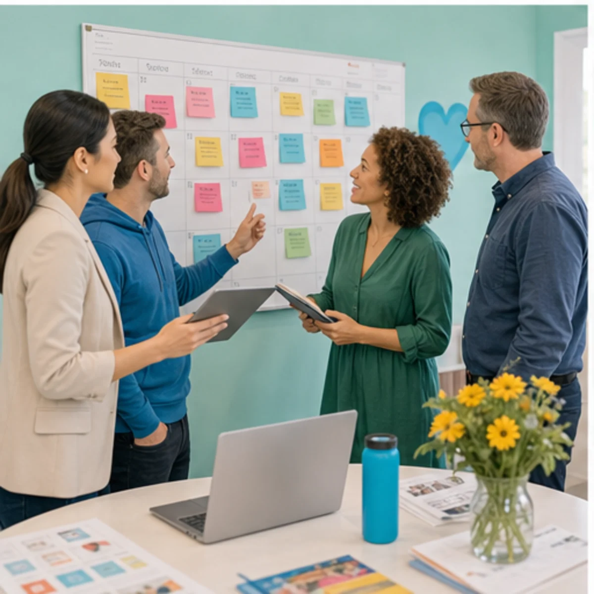 Smackdab CRM visual for nonprofits showing team coordination