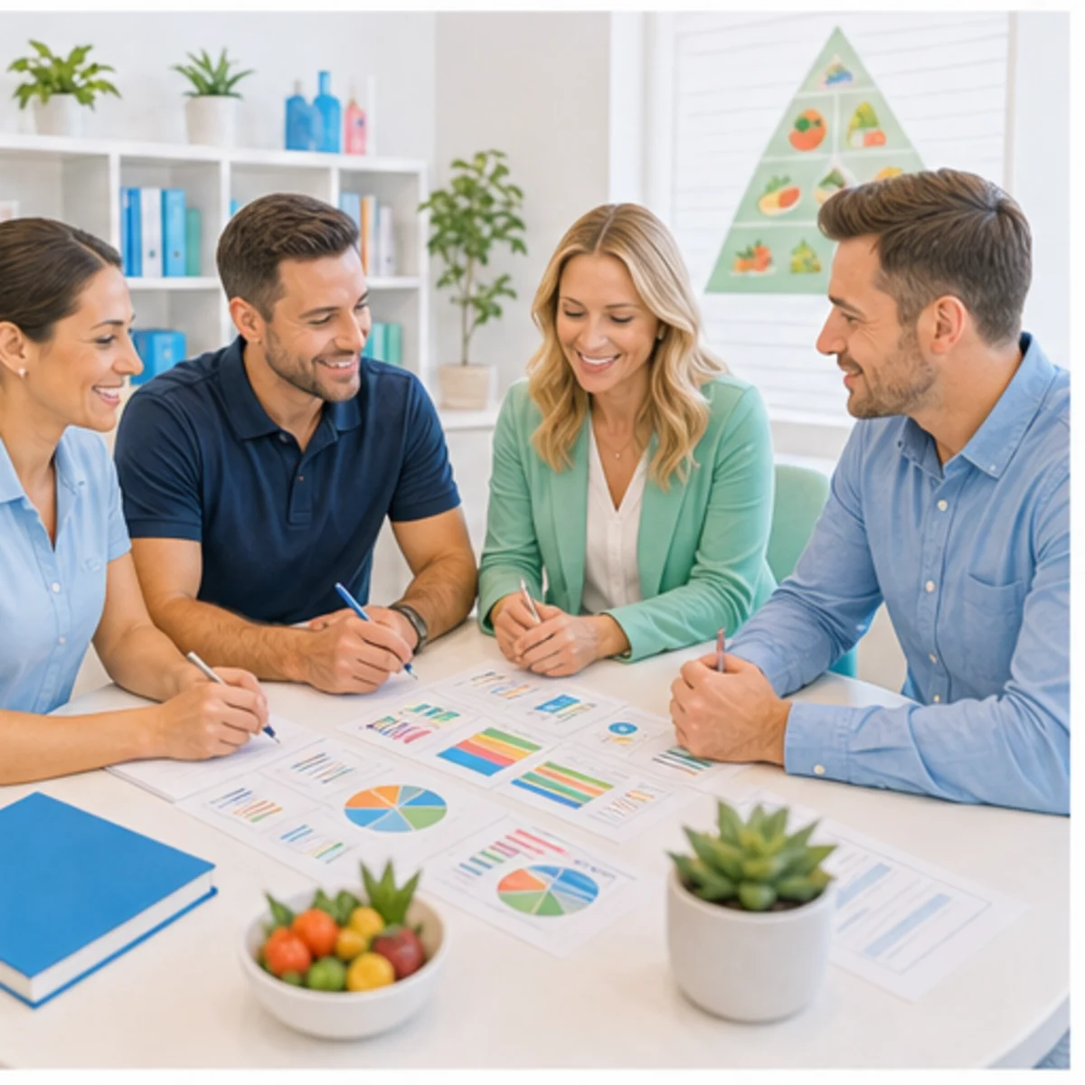 Smackdab CRM visual for nutritionists showing relationship reporting