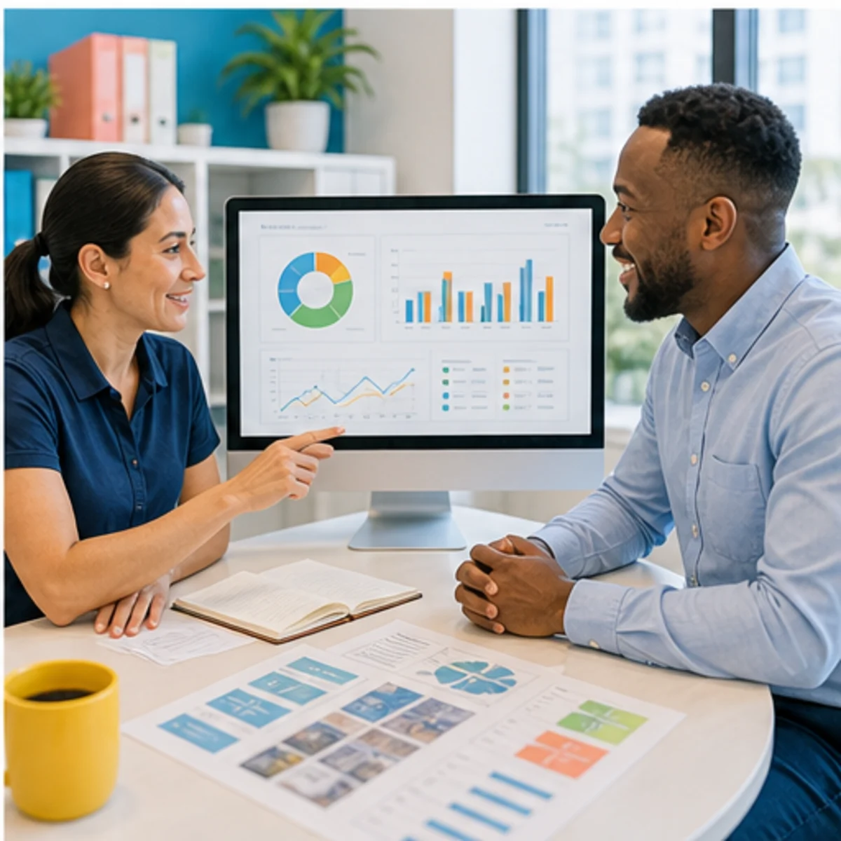 Smackdab CRM visual for operations teams showing relationship reporting