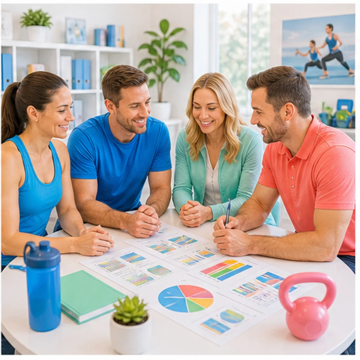 Smackdab CRM visual for personal trainers showing relationship reporting