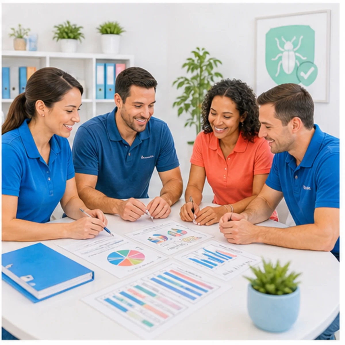 Smackdab CRM visual for pest control companies showing relationship reporting