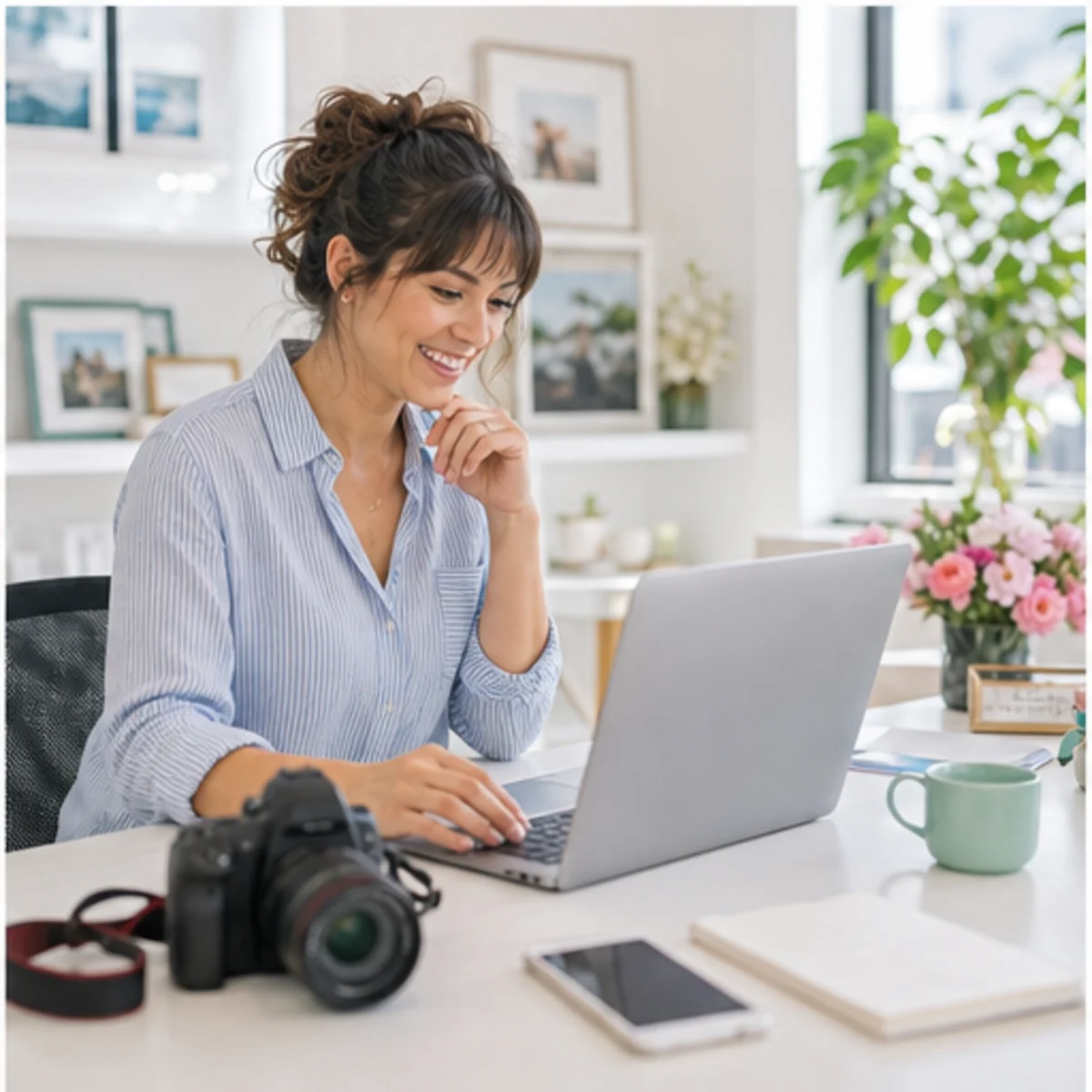 Smackdab CRM visual for photographers showing follow-up workflow