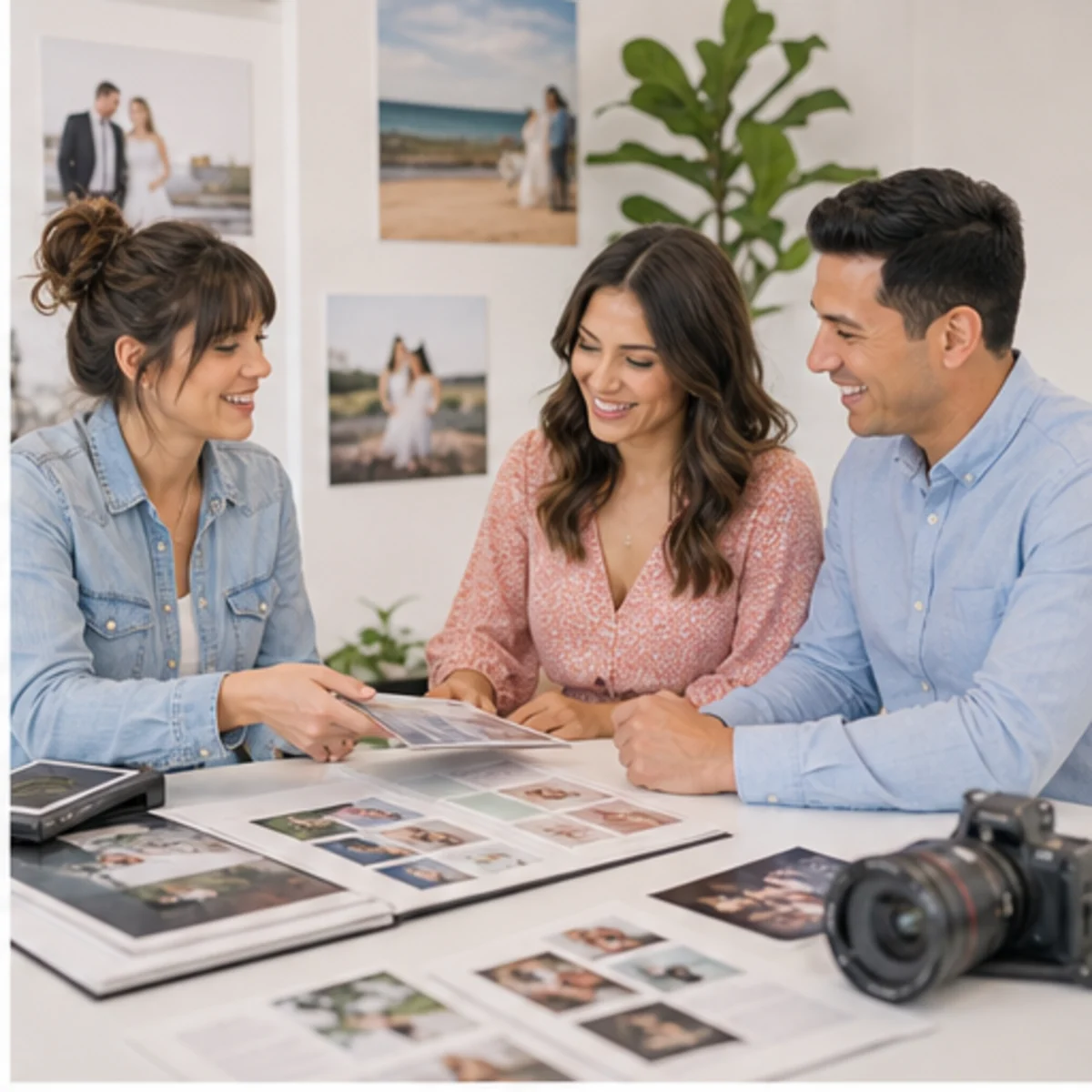 Smackdab CRM visual for photographers showing consultation options