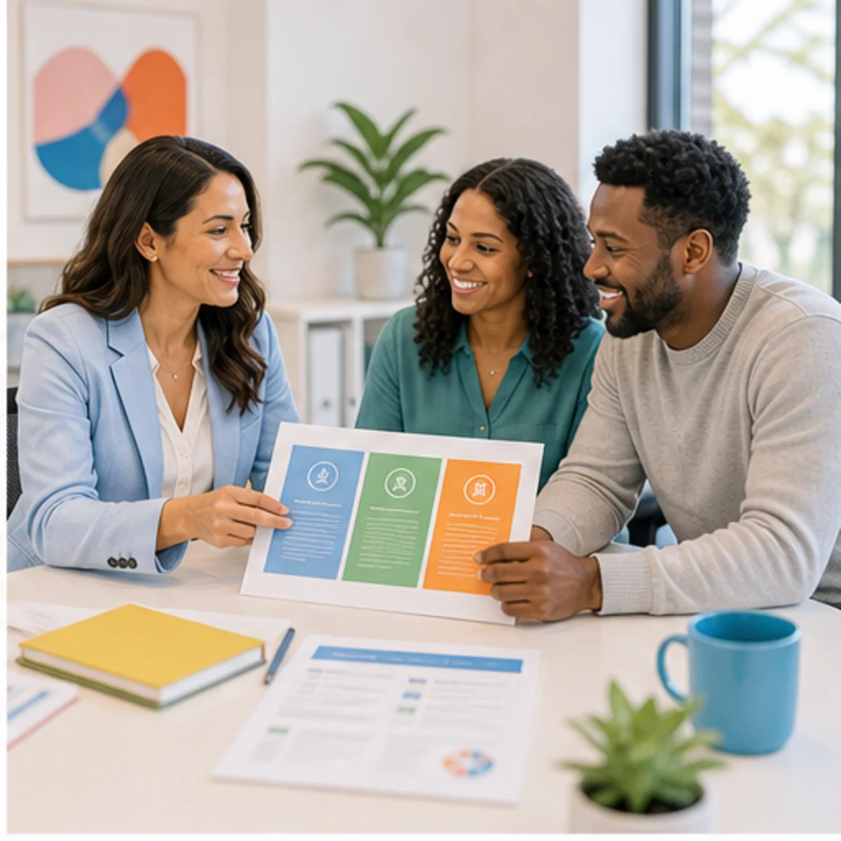 Smackdab CRM visual for professional services showing consultation options