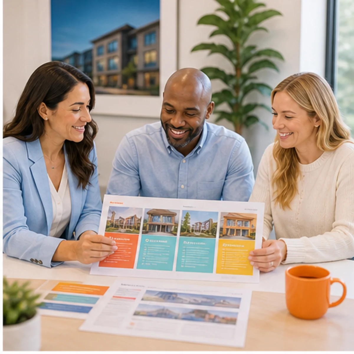 Smackdab CRM visual for property managers showing consultation options