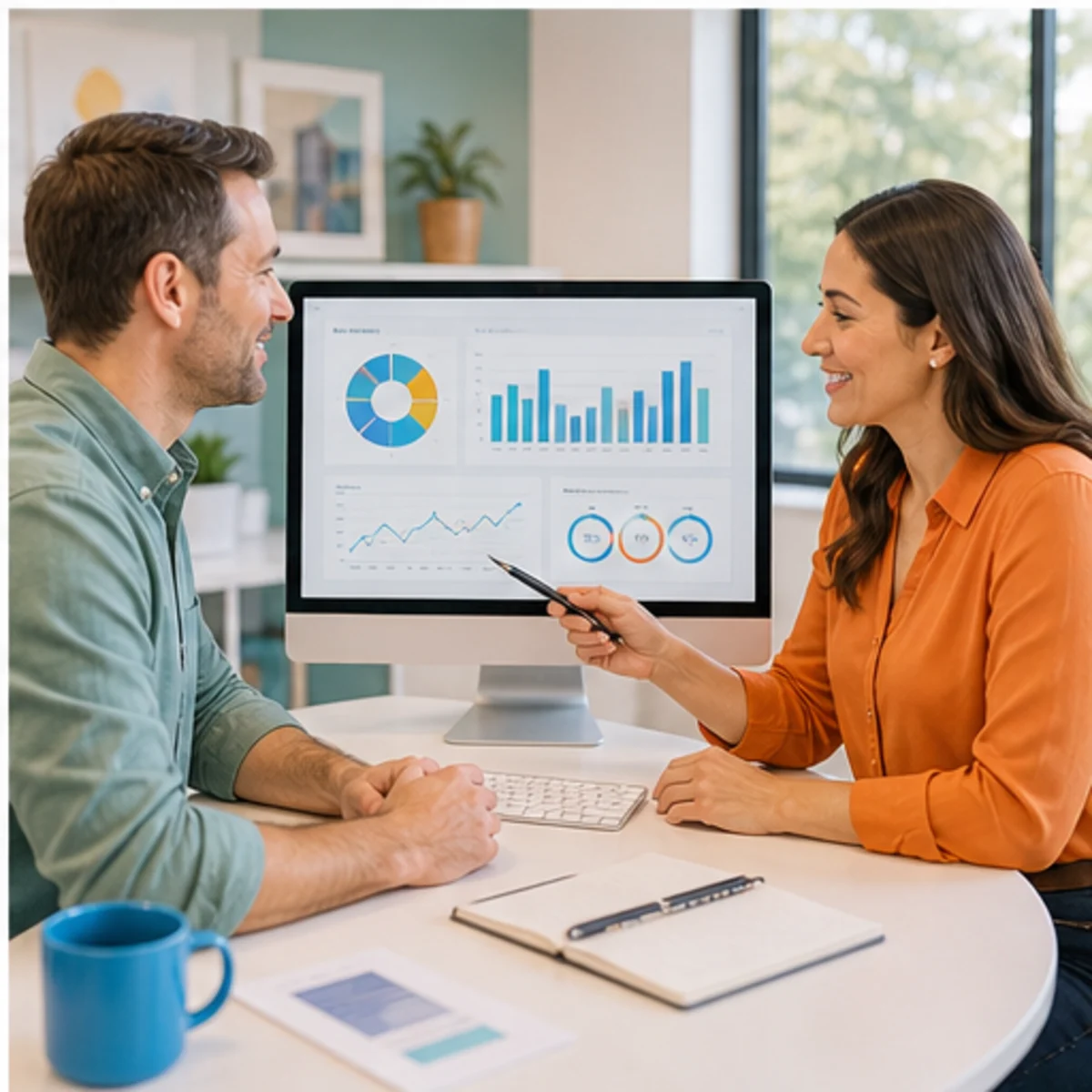 Smackdab CRM visual for property managers showing relationship reporting