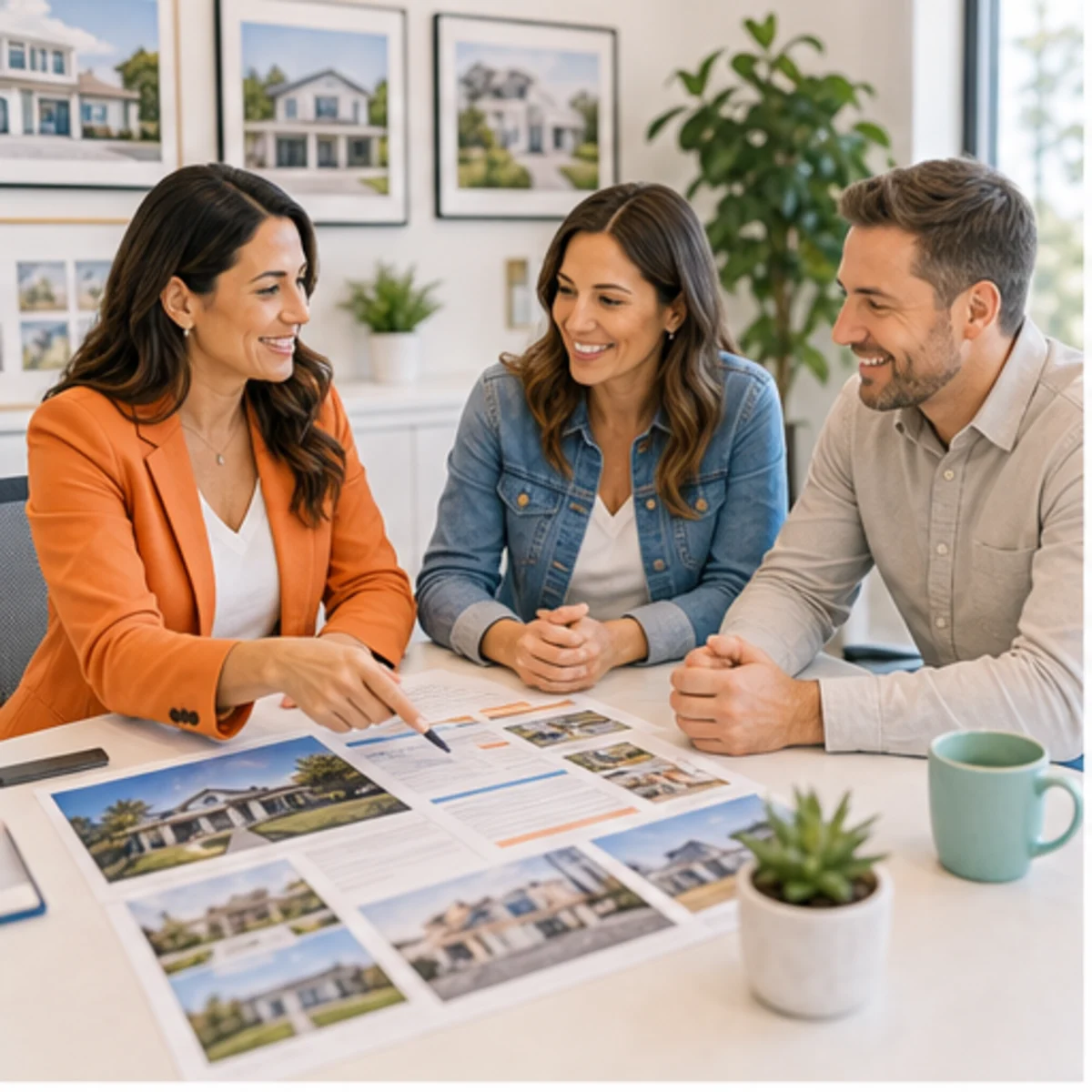 Smackdab CRM hero image for real estate agents showing hero consultation