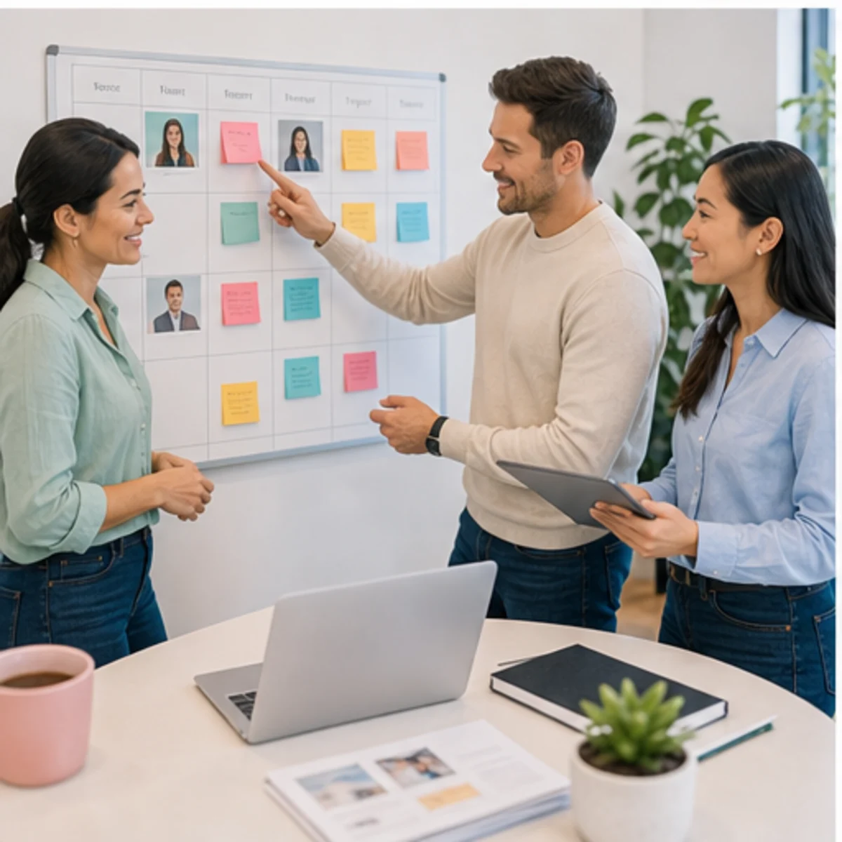 Smackdab CRM visual for recruiters showing team coordination
