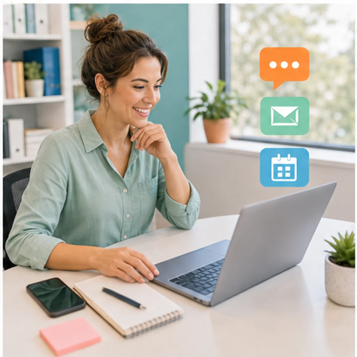 Smackdab CRM visual for recruiters showing follow-up workflow