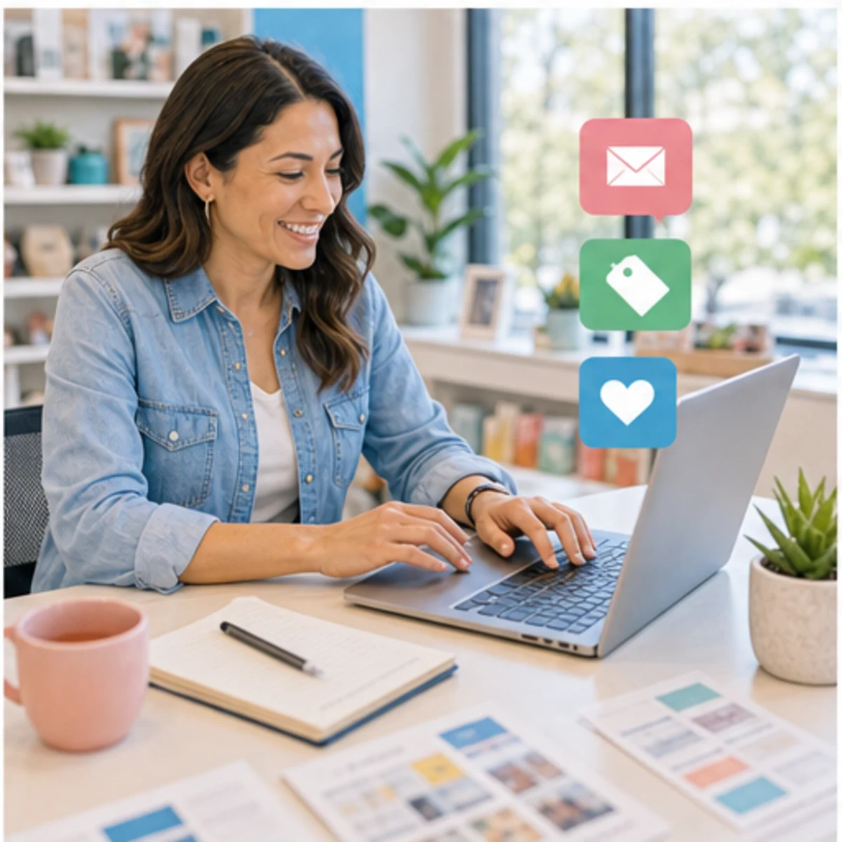 Smackdab CRM visual for retail stores showing follow-up workflow