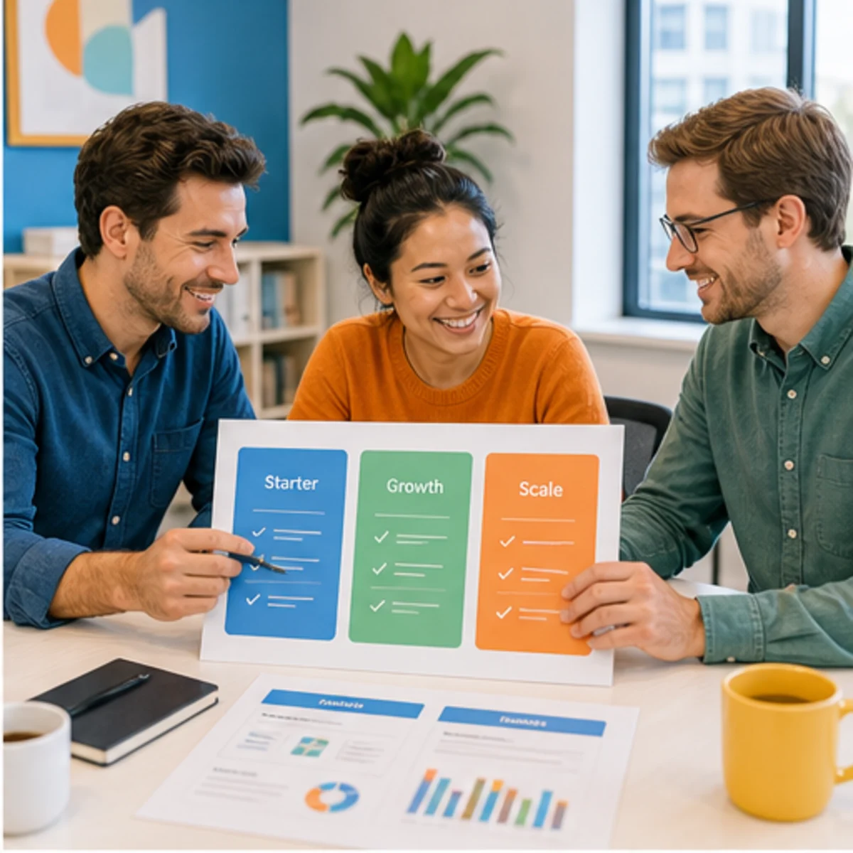Smackdab CRM visual for saas startups showing consultation options