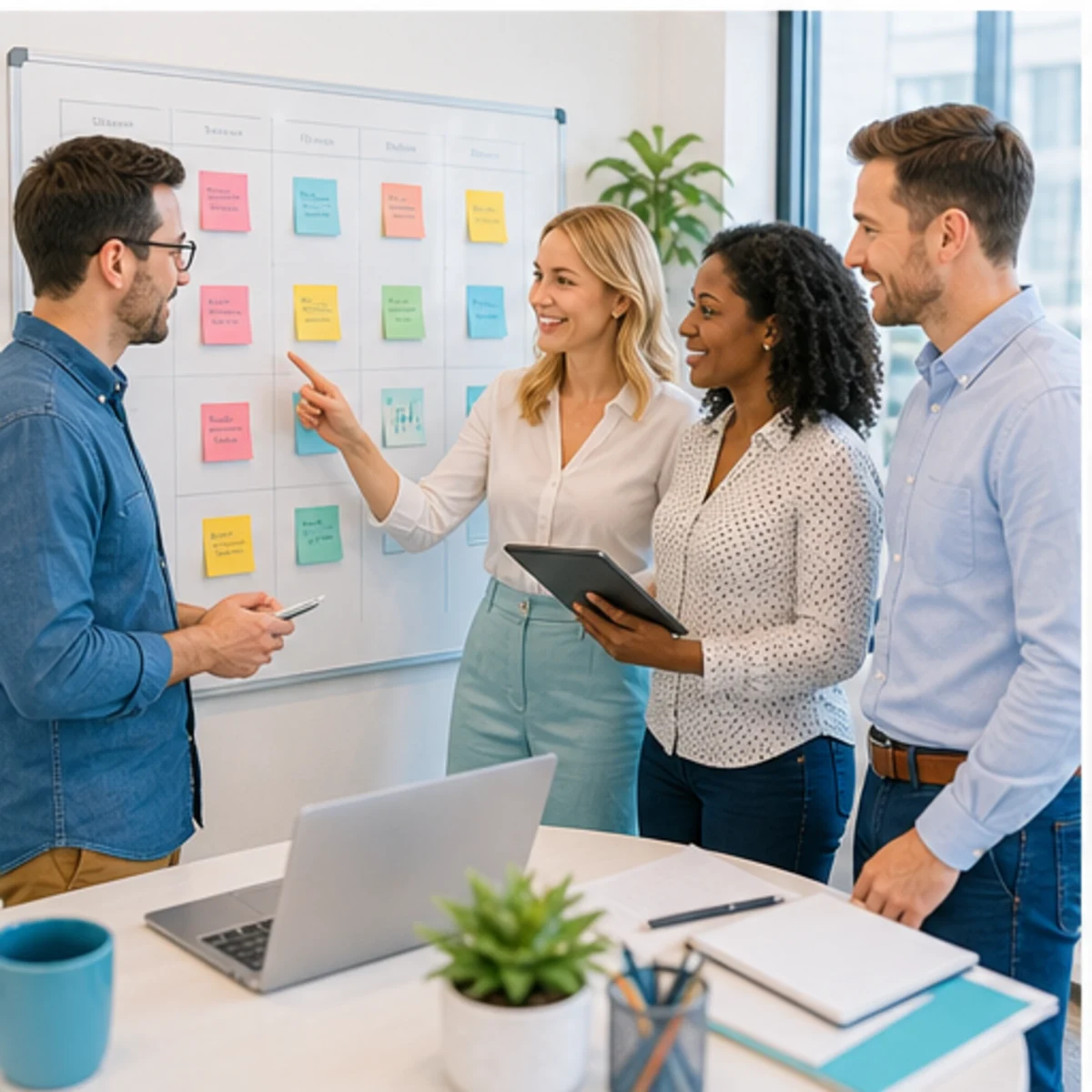 Smackdab CRM visual for sales teams showing team coordination