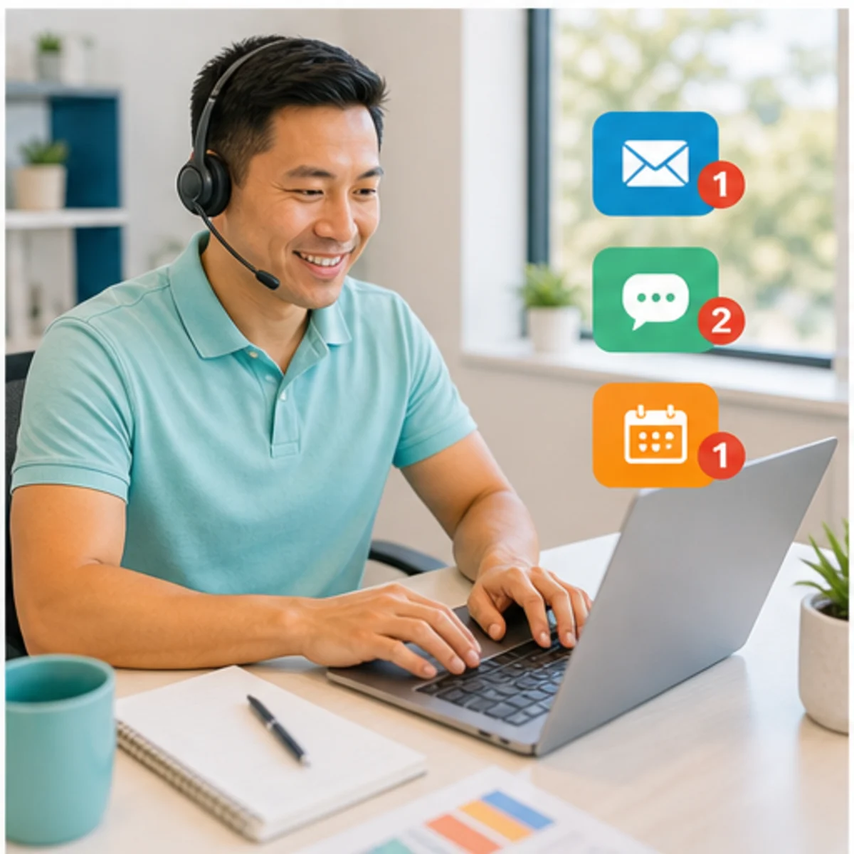 Smackdab CRM visual for sales teams showing follow-up workflow