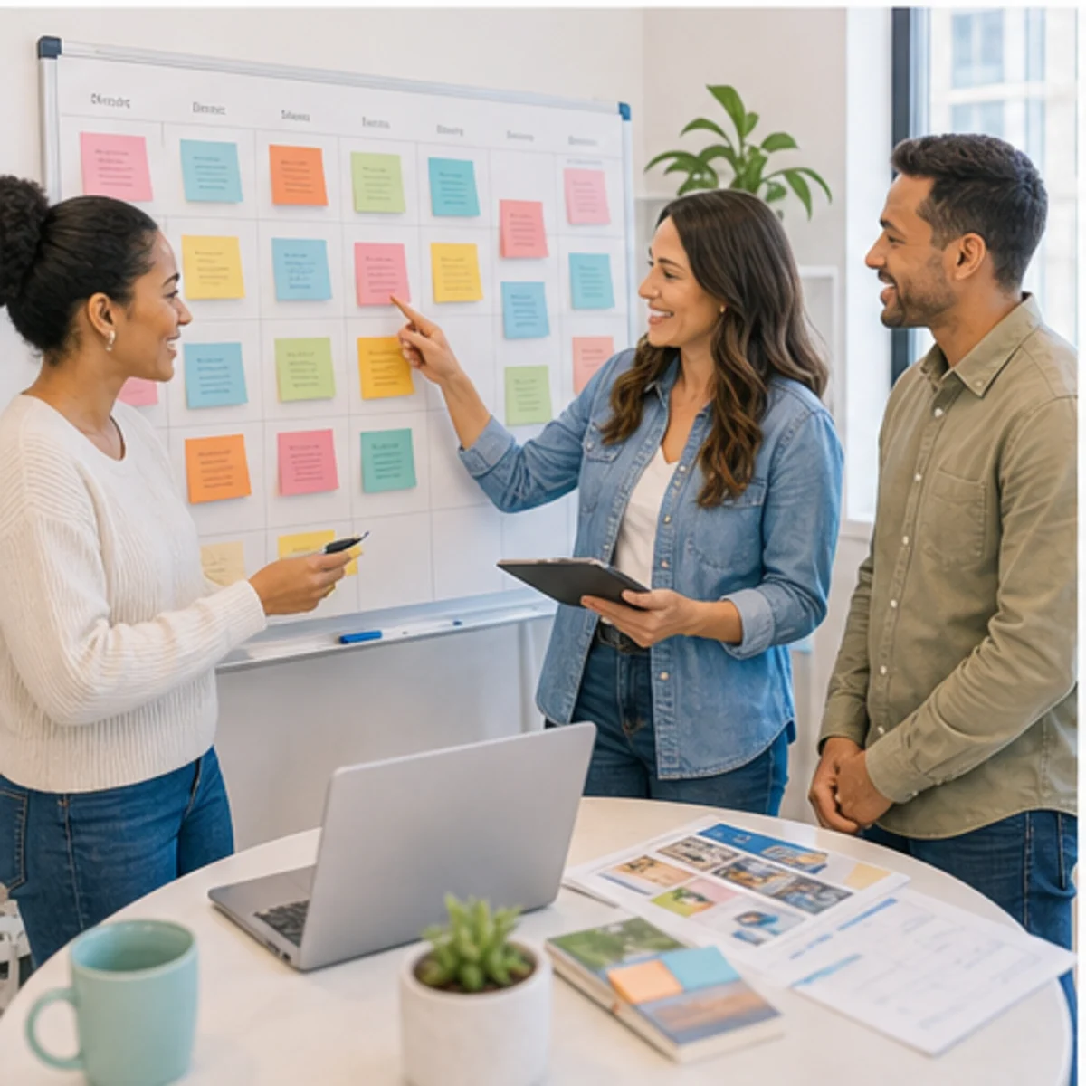 Smackdab CRM visual for small businesses showing team coordination