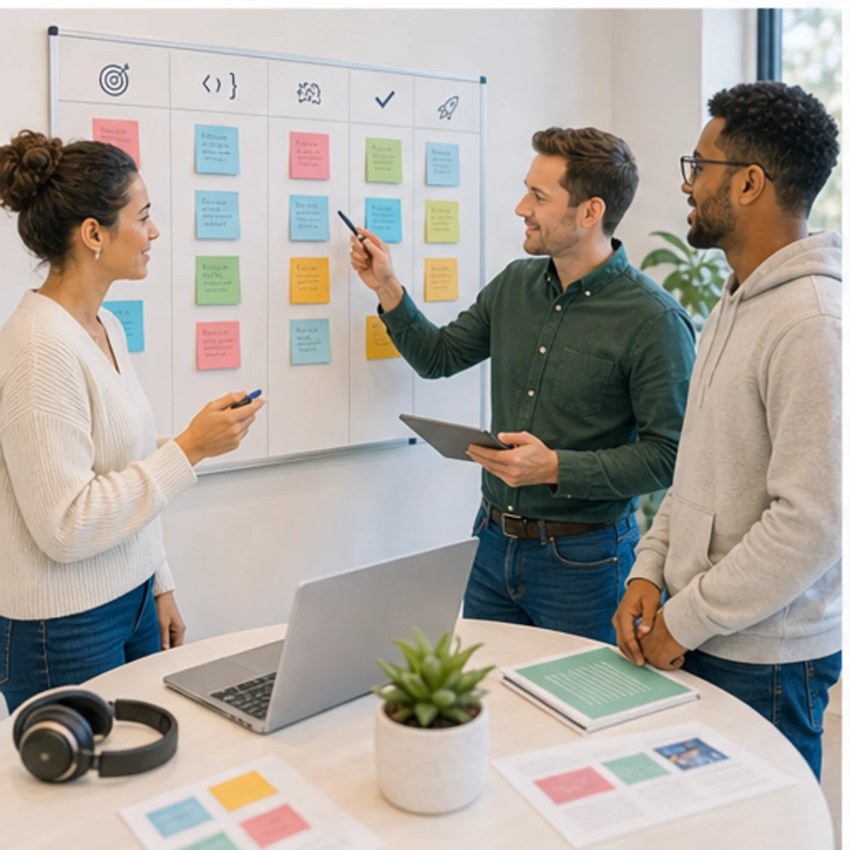 Smackdab CRM visual for software companies showing team coordination