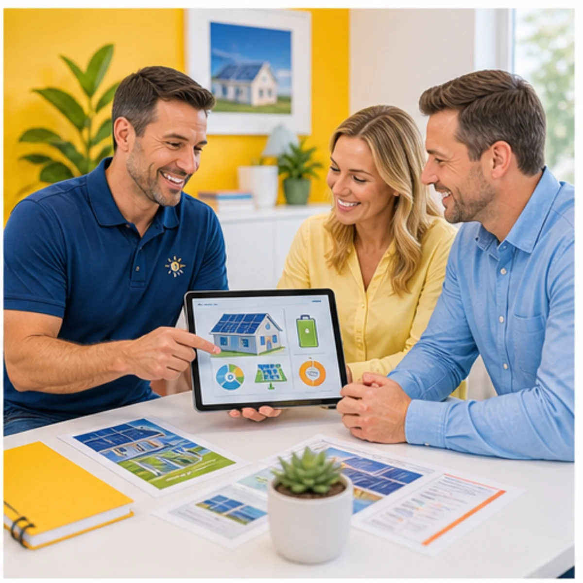 Smackdab CRM visual for solar companies showing consultation options