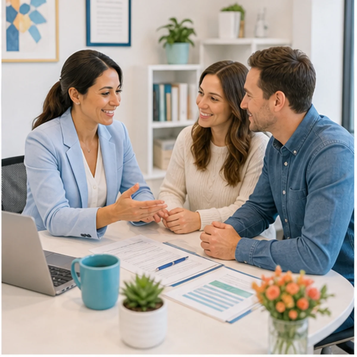 Smackdab CRM hero image for tax preparers showing hero consultation