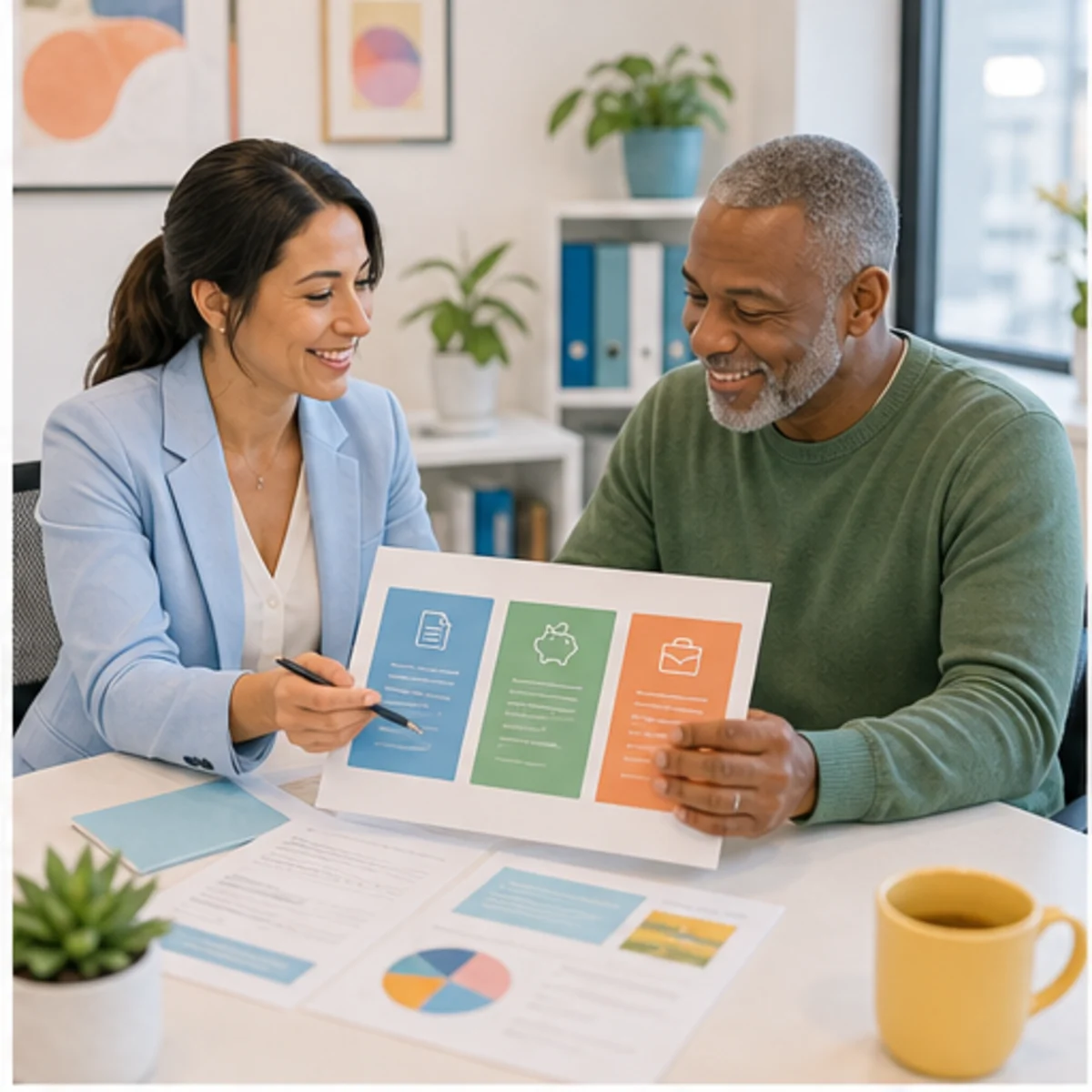 Smackdab CRM visual for tax preparers showing consultation options