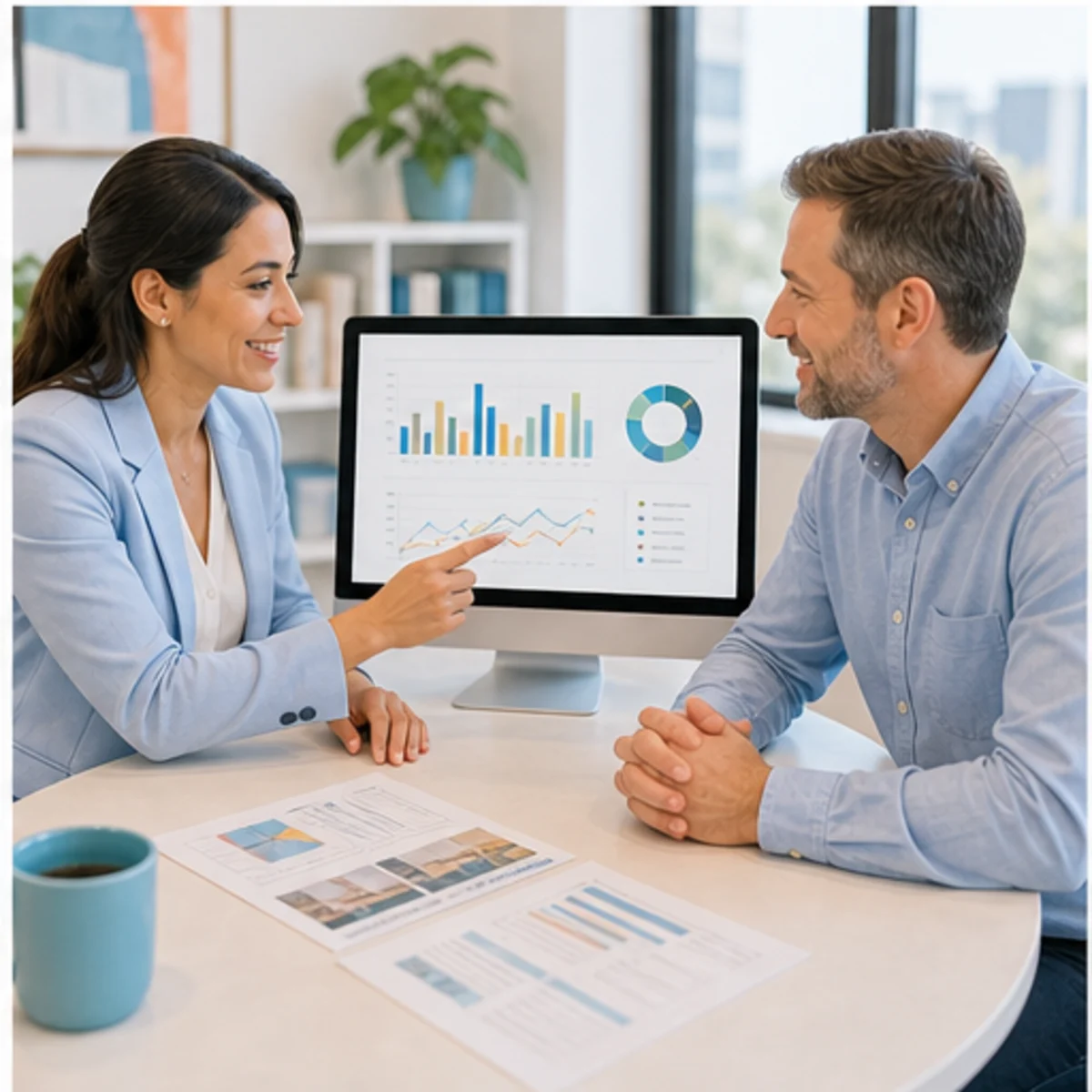 Smackdab CRM visual for tax preparers showing relationship reporting