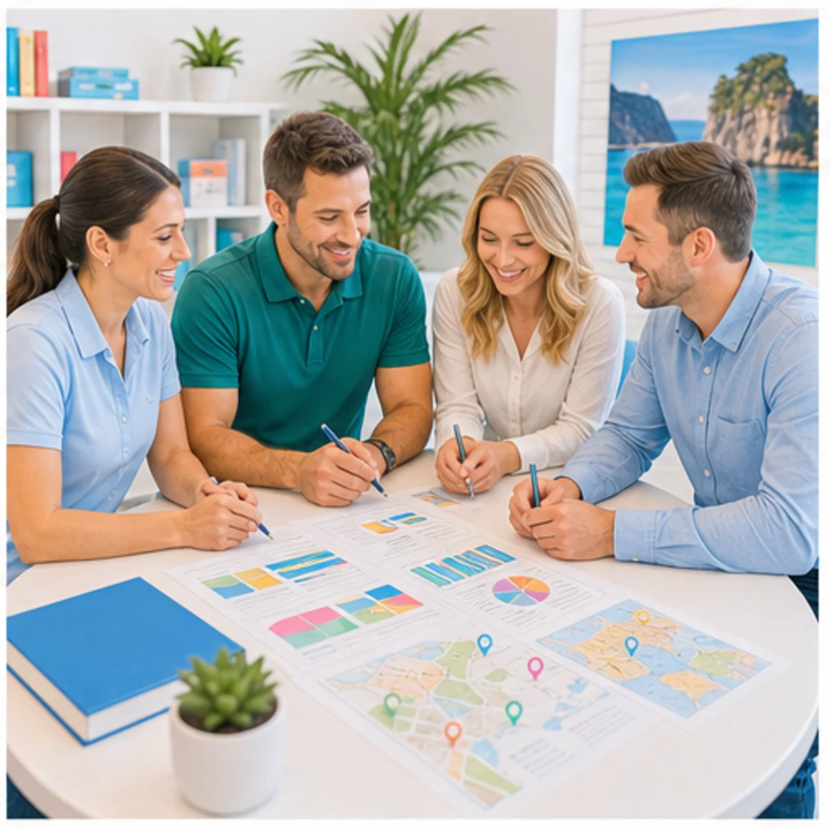 Smackdab CRM visual for travel agencies showing relationship reporting