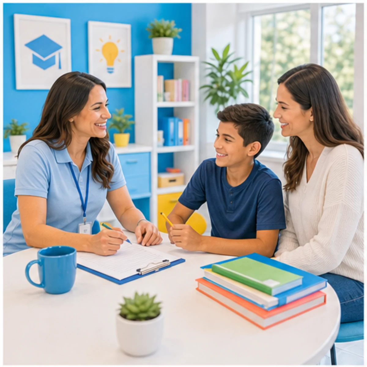 Smackdab CRM hero image for tutoring centers showing hero consultation