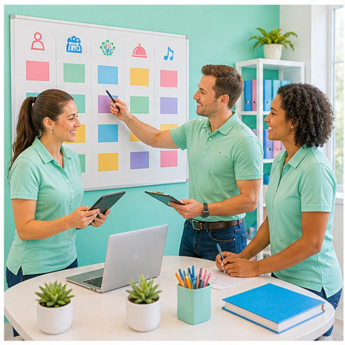 Smackdab CRM visual for venues showing team coordination