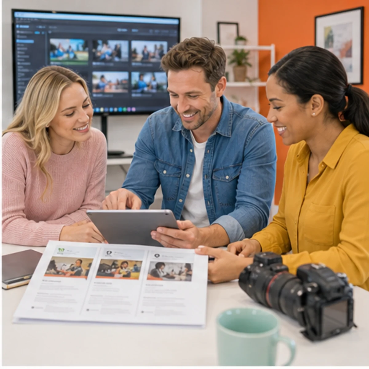 Smackdab CRM visual for videographers showing consultation options