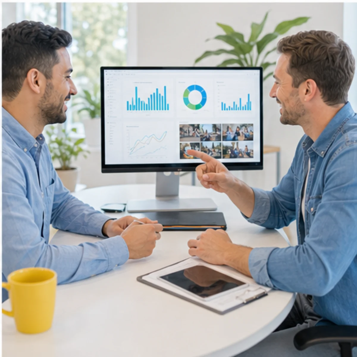 Smackdab CRM visual for videographers showing relationship reporting