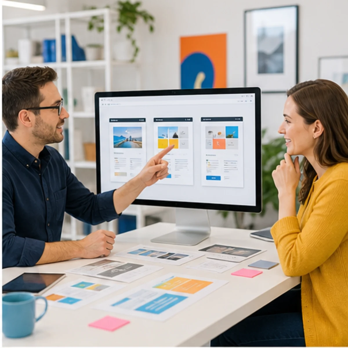 Smackdab CRM visual for web designers showing consultation options