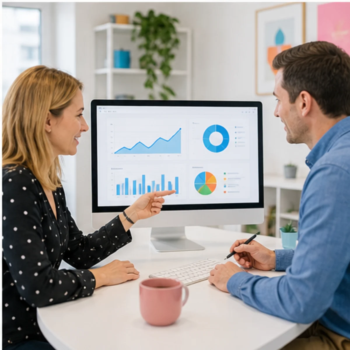 Smackdab CRM visual for web designers showing relationship reporting