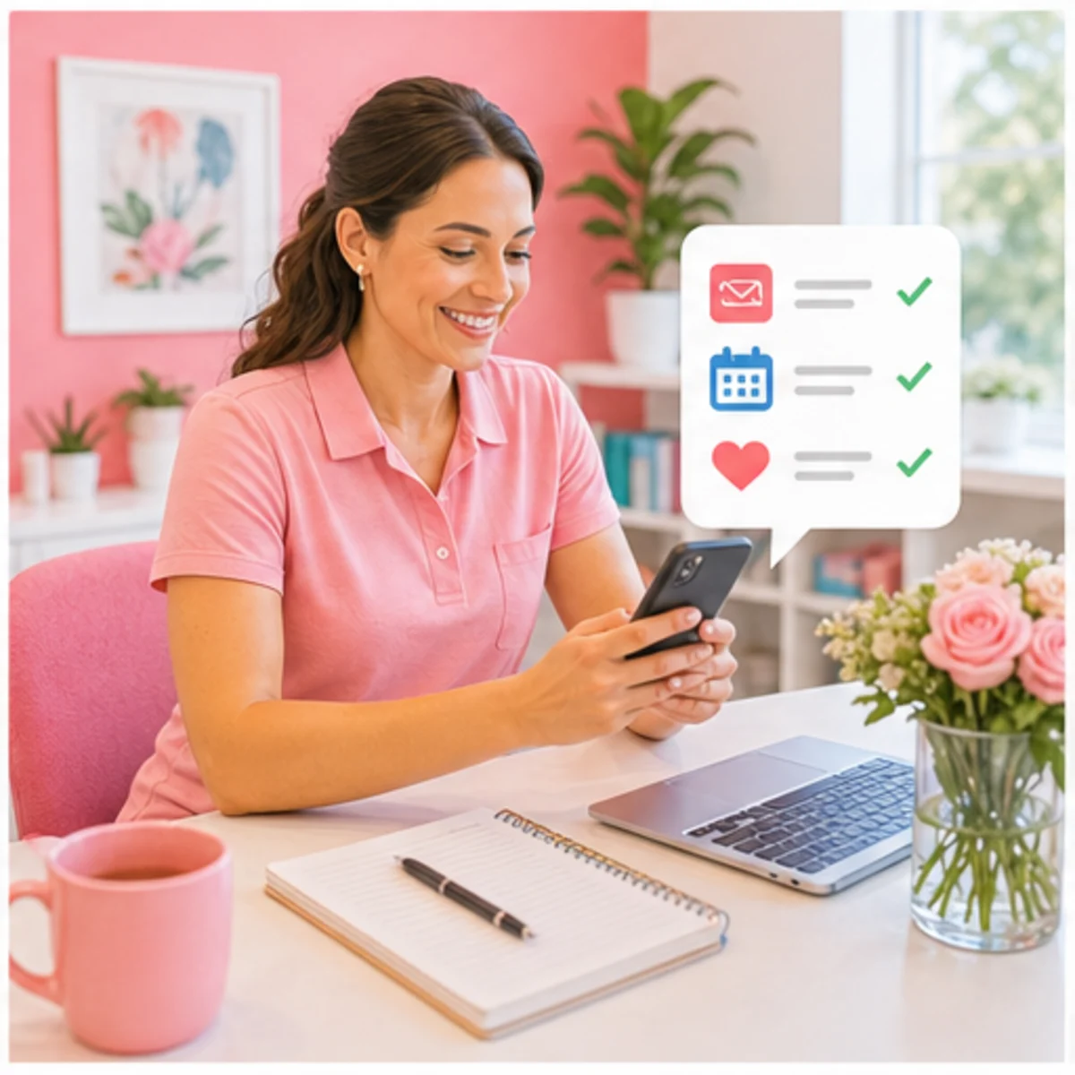 Smackdab CRM visual for wedding planners showing follow-up workflow