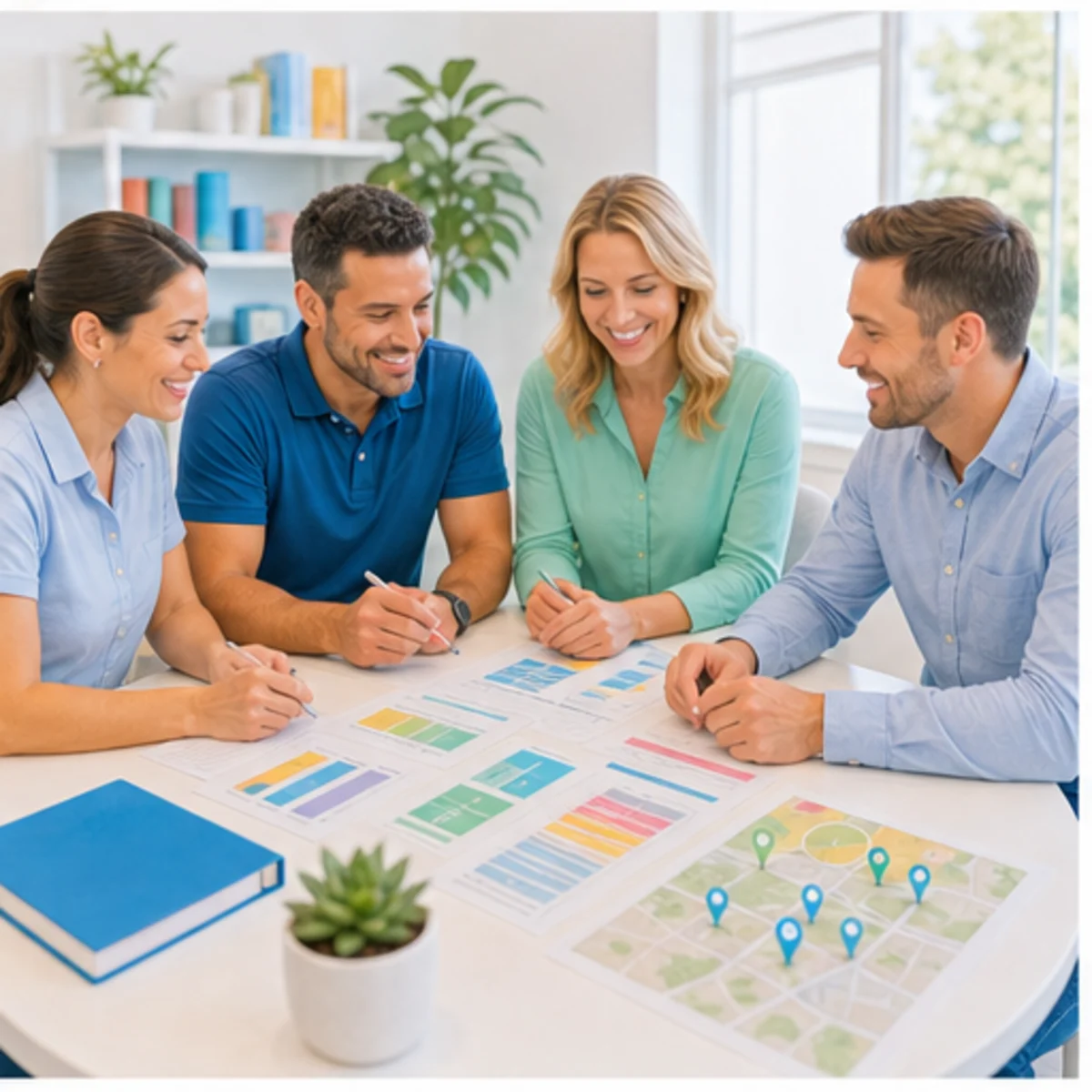 Smackdab CRM visual for yoga studios showing relationship reporting