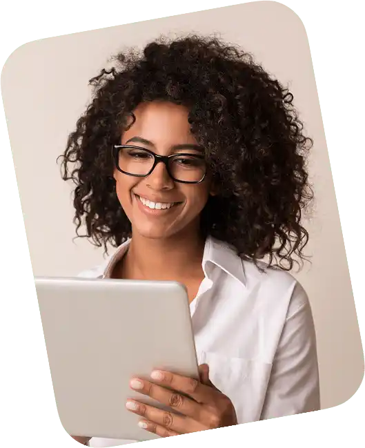 Solo consultant using a laptop